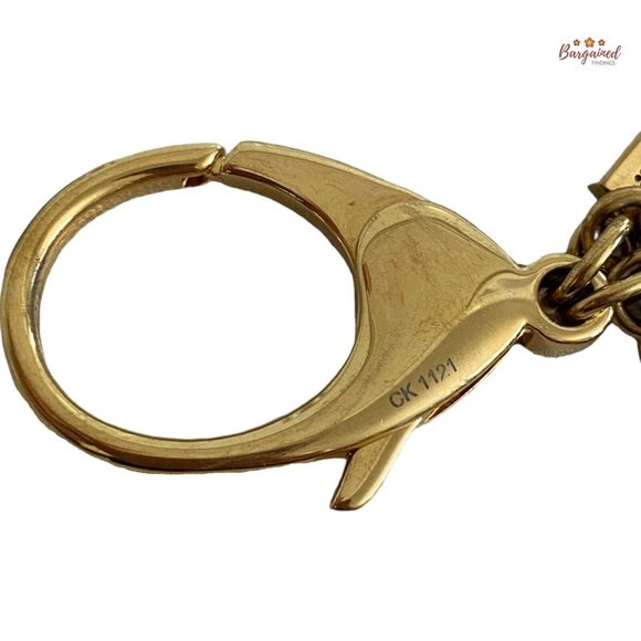Authentic LOUIS VUITTON Goldtone Tapage Key Holder And Bag Charm - CK 1121 - Picture 7 of 13